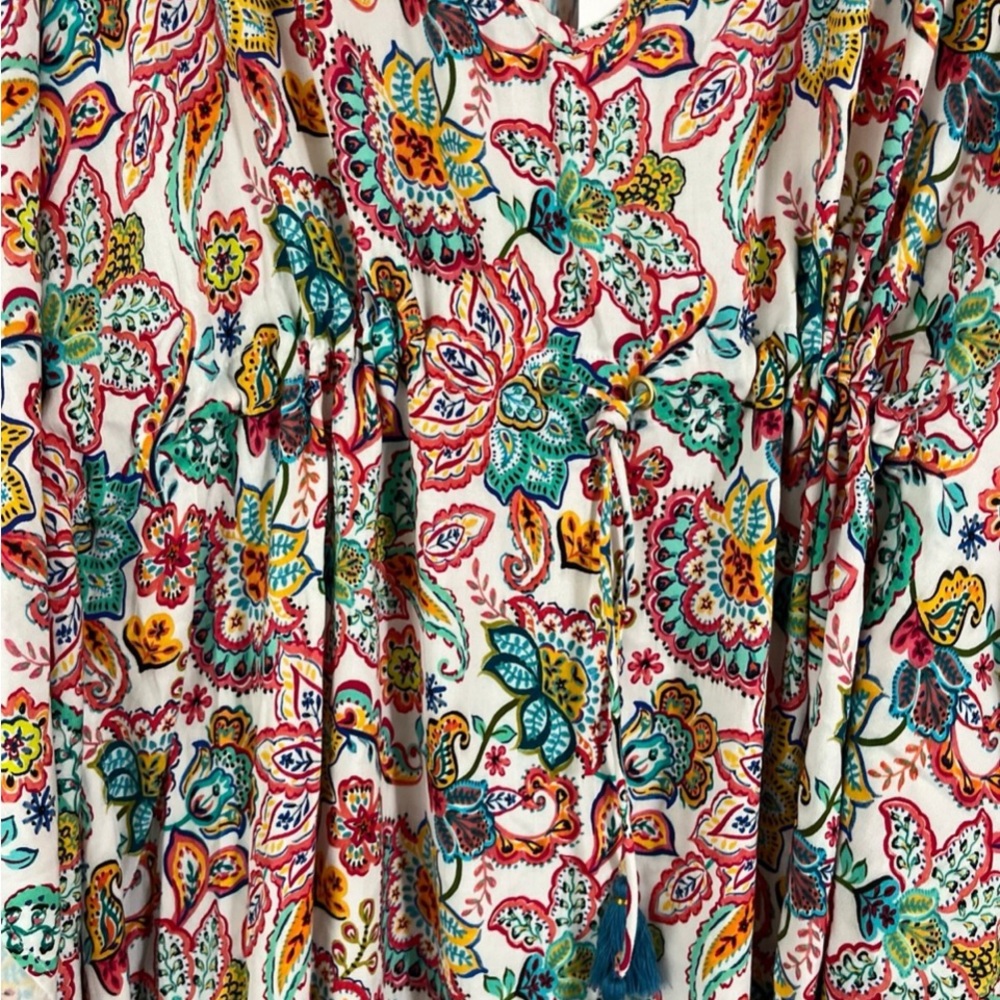 La Blanca Resort Wear NEW Floral Multicolor Women's Top - Picture 4 of 8